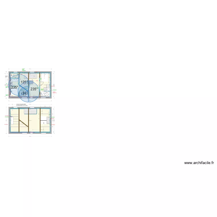 etage marzan v15. Plan de 