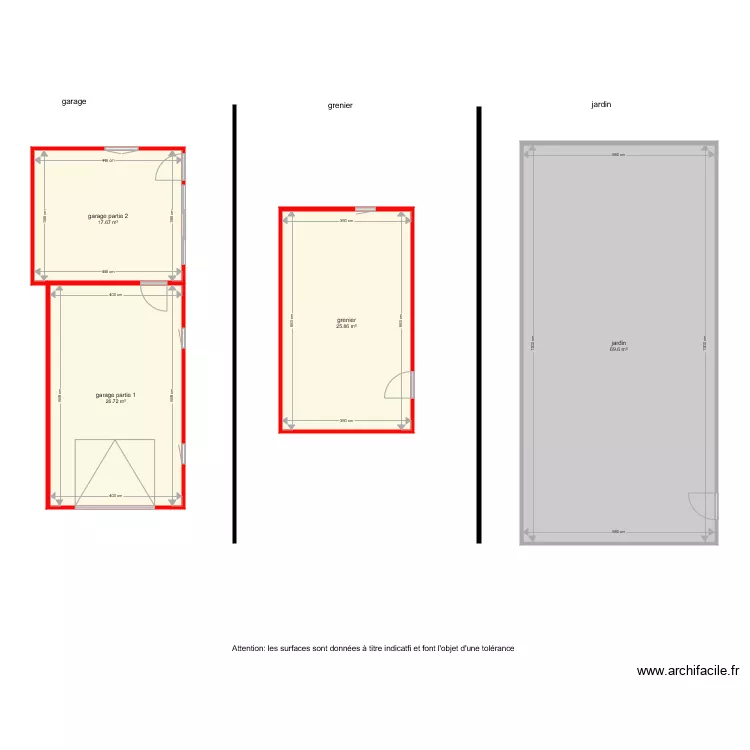 BI 3270 Annexes. Plan de 