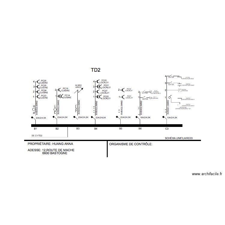 ADECO UNIFILAIRE03. Plan de 0 pièce et 0 m2