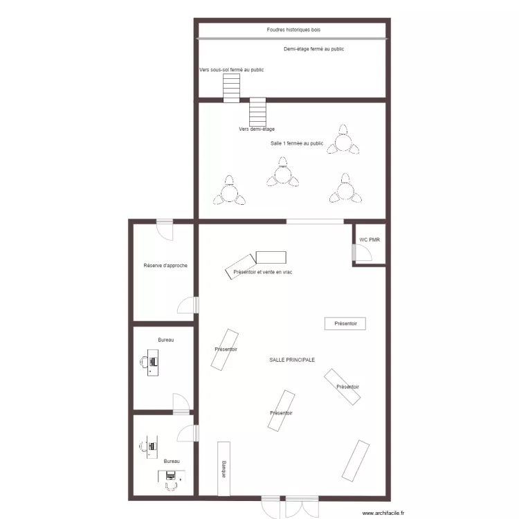 caveau La Yole2. Plan de 