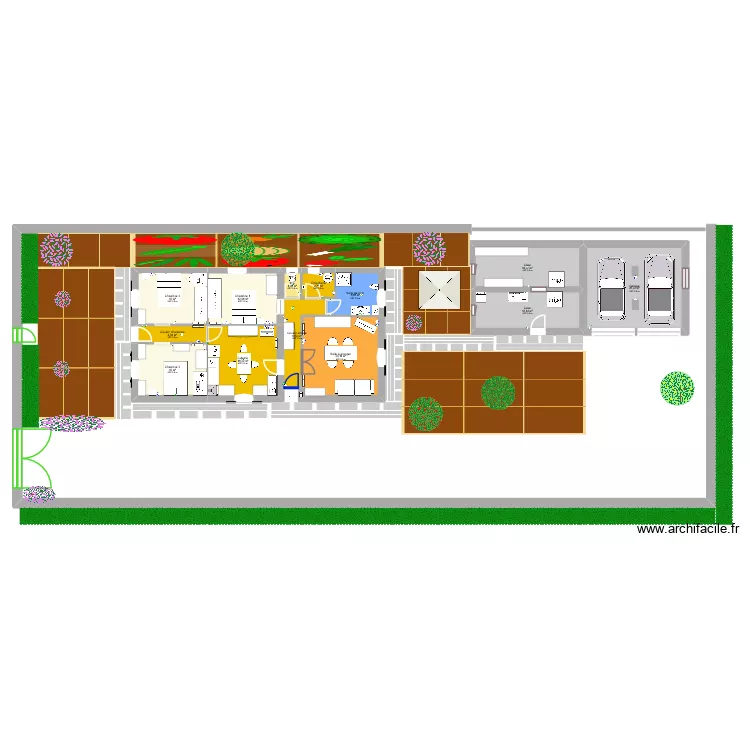 Plan Maison. Plan de 13  et 148 m²