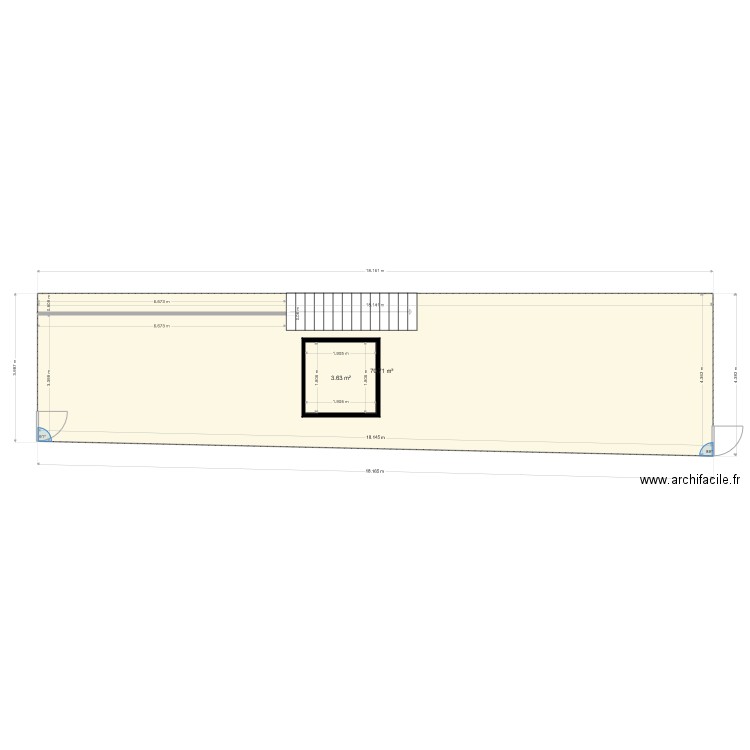 RDC ESCALIER. Plan de 0 pièce et 0 m2