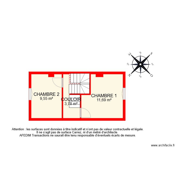 BI 7299 ETAGE 1. Plan de 0 pièce et 0 m2