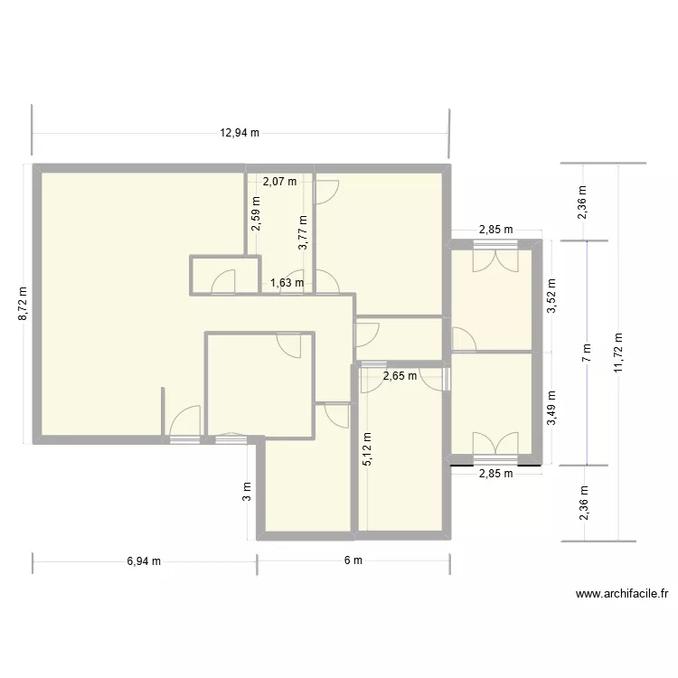ArchiFacile PROexe. Plan de 