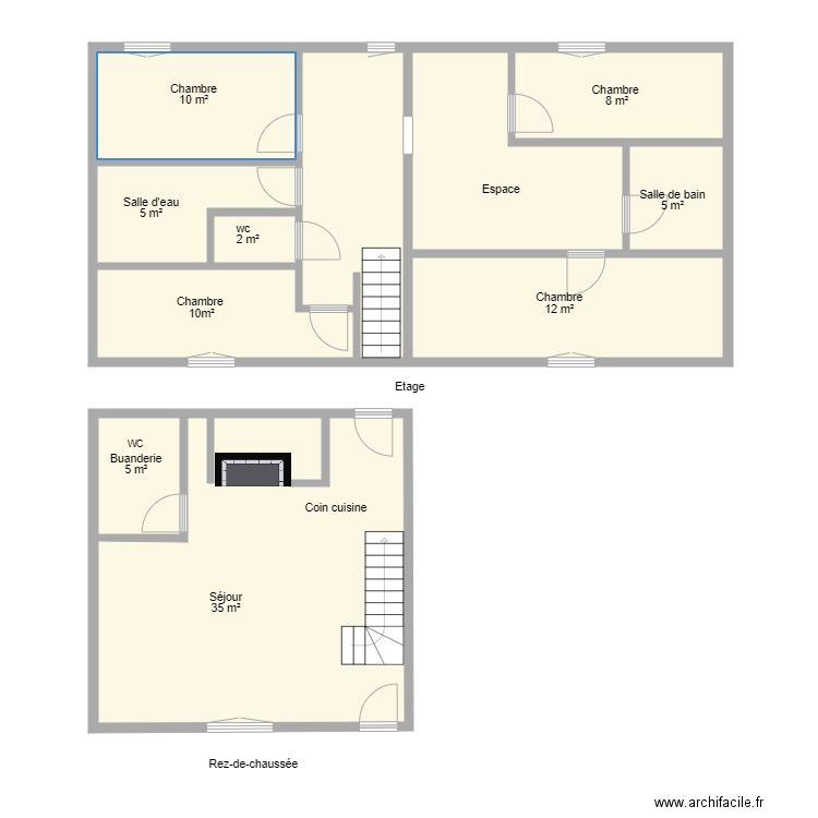 87G9375. Plan de 11 pièces et 119 m2