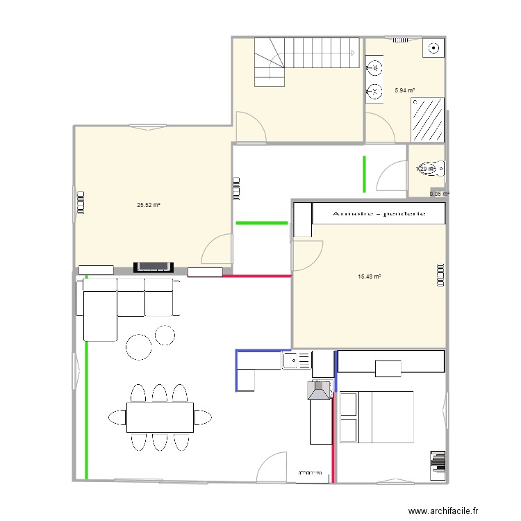 Ma maison. Plan de 0 pièce et 0 m2