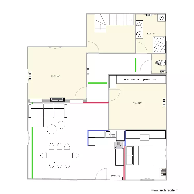 Ma maison. Plan de 