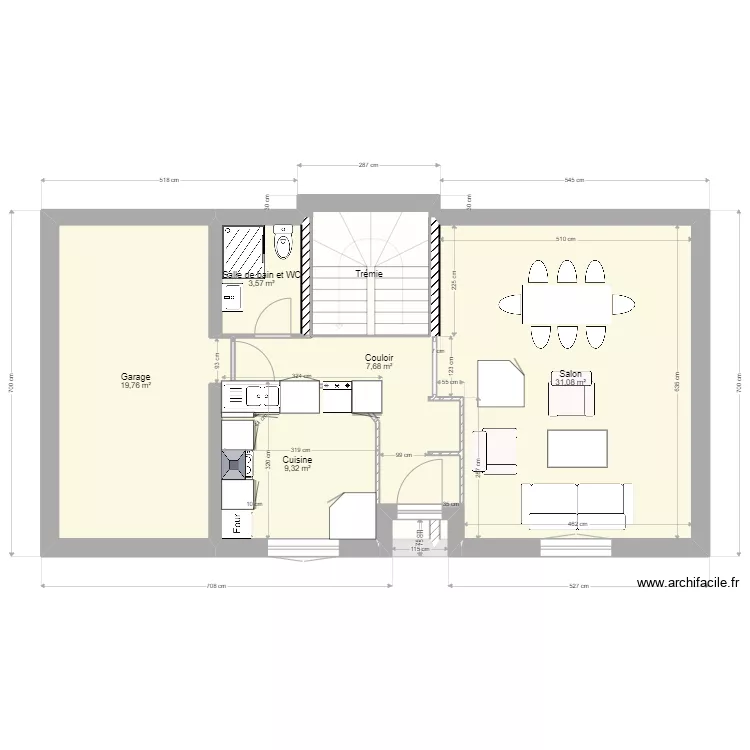 MAISON test bis. Plan de 