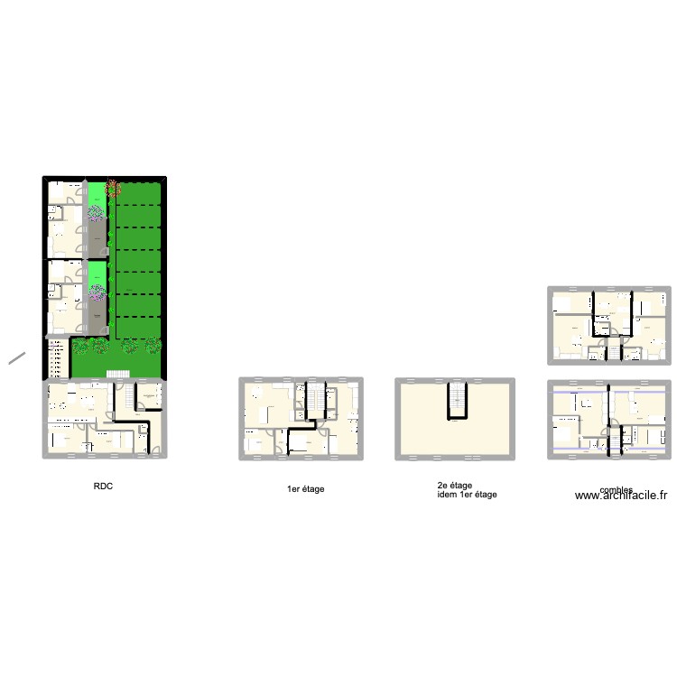 Malesherbes. Plan de 0 pièce et 0 m2