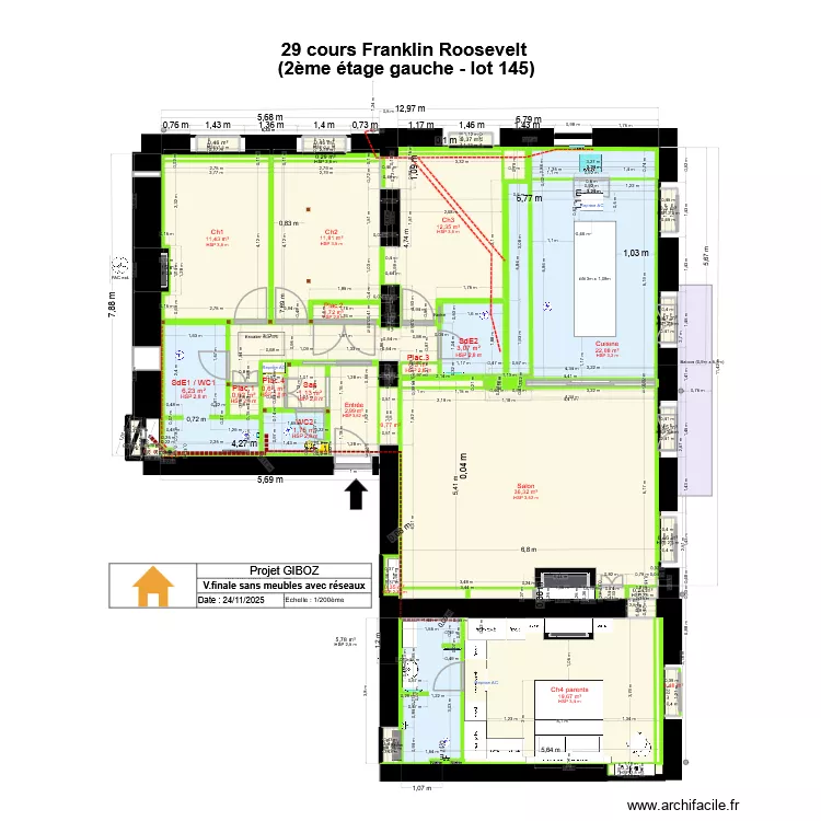 29 crs FR V51 clim3. Plan de 39 et 150 m² 29 crs FR V51 clim3. Plan de 39 et 150 m²