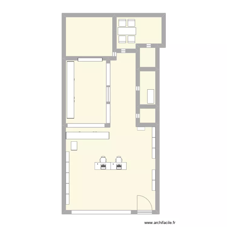 Entreprise. Plan de 7 et 73 m² Entreprise. Plan de 7 et 73 m²