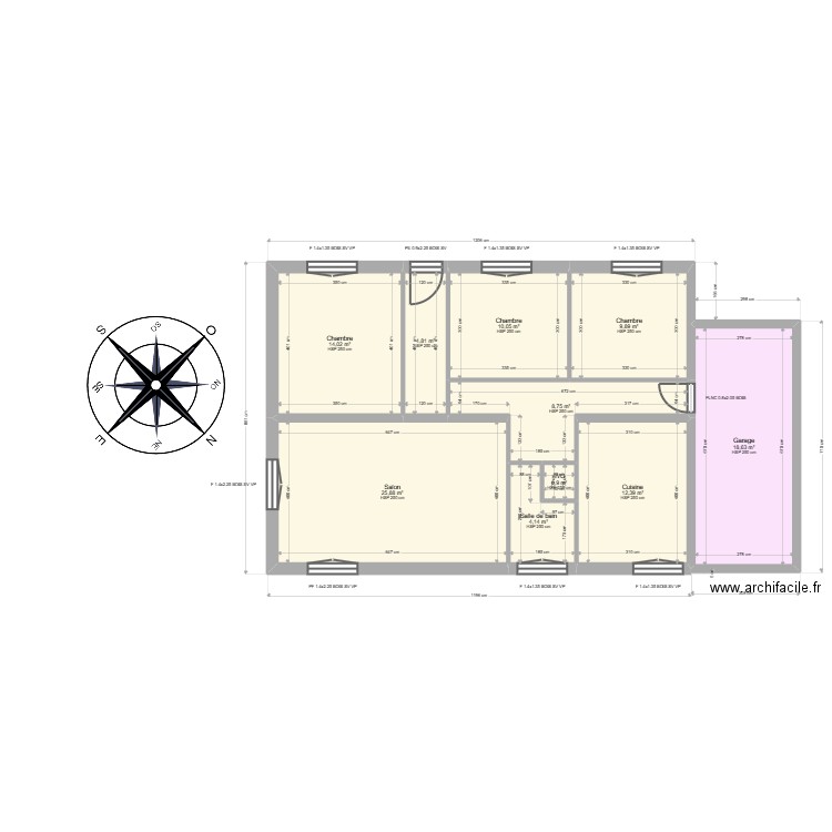 ML24015285 PEYRE. Plan de 10 pièces et 109 m2