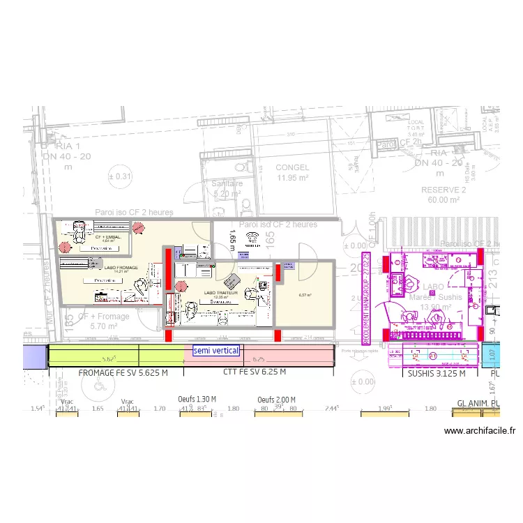 Montchat V4. Plan de 