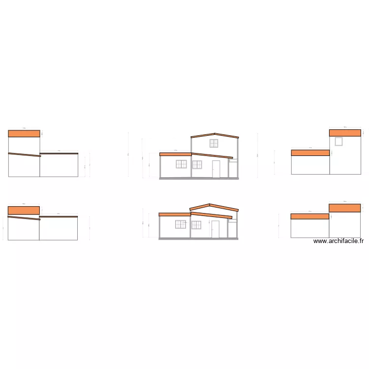 Plan maison vallon. Plan de 