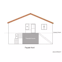 Rouret Facade Nord apres