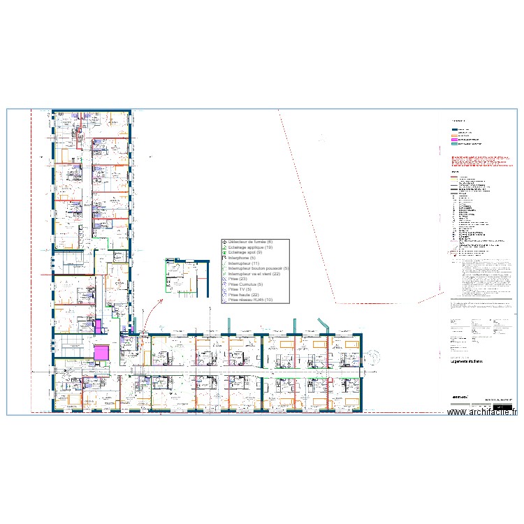 Implantation électrique CIRON R+2. Plan de 0 pièce et 0 m2