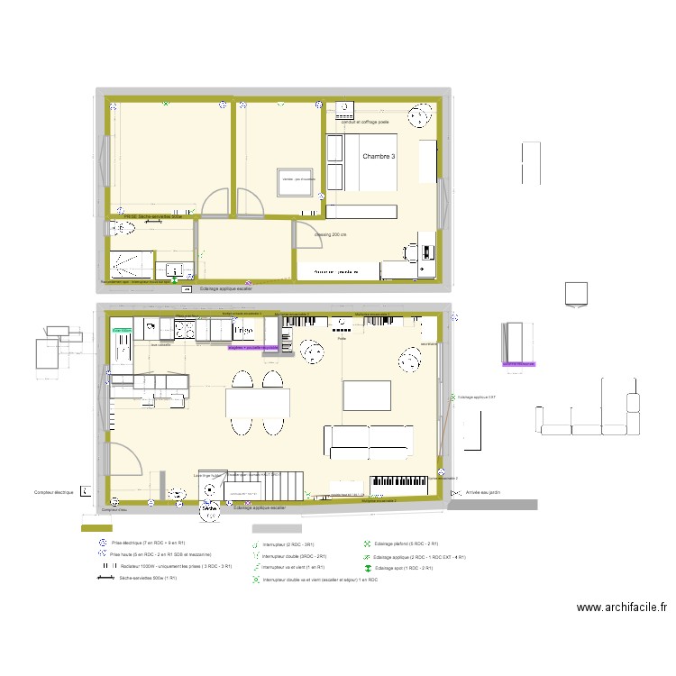 PLANS MAISON septembre 2025 10. Plan de 8 pièces et 189 m2