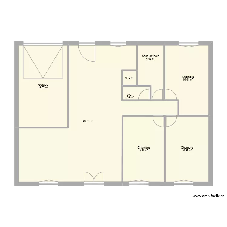 maison pizan&ccedil;on. Plan de 