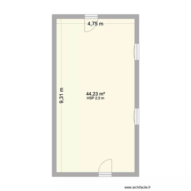 cellier. Plan de 1 et 44 m² cellier. Plan de 1 et 44 m²