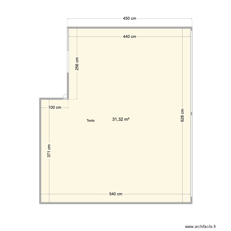 VDA CHAMBRE MASTER 0. Plan de 1 pièce et 31 m2