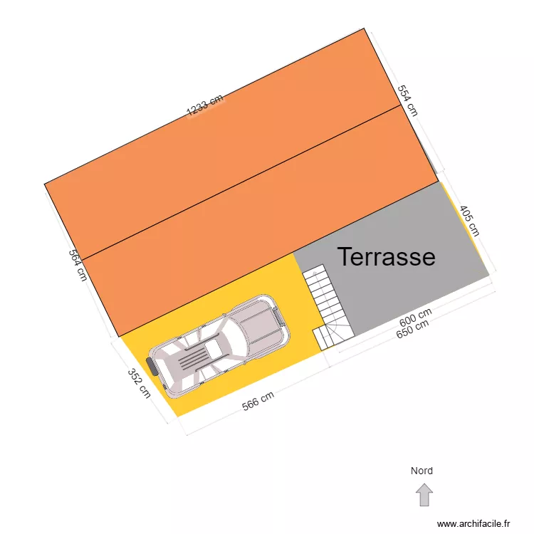 Plan masse construction. Plan de 