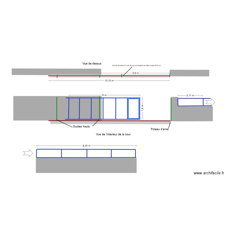 plan pose rail 28. Plan de 0 pièce et 0 m2