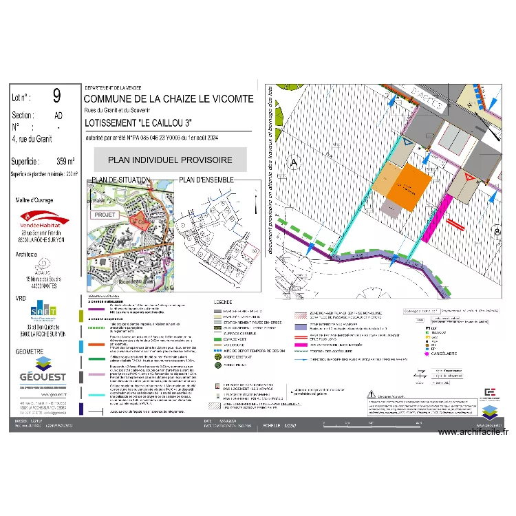 LCLV- Lot 9. Plan de LCLV- Lot 9. Plan de
