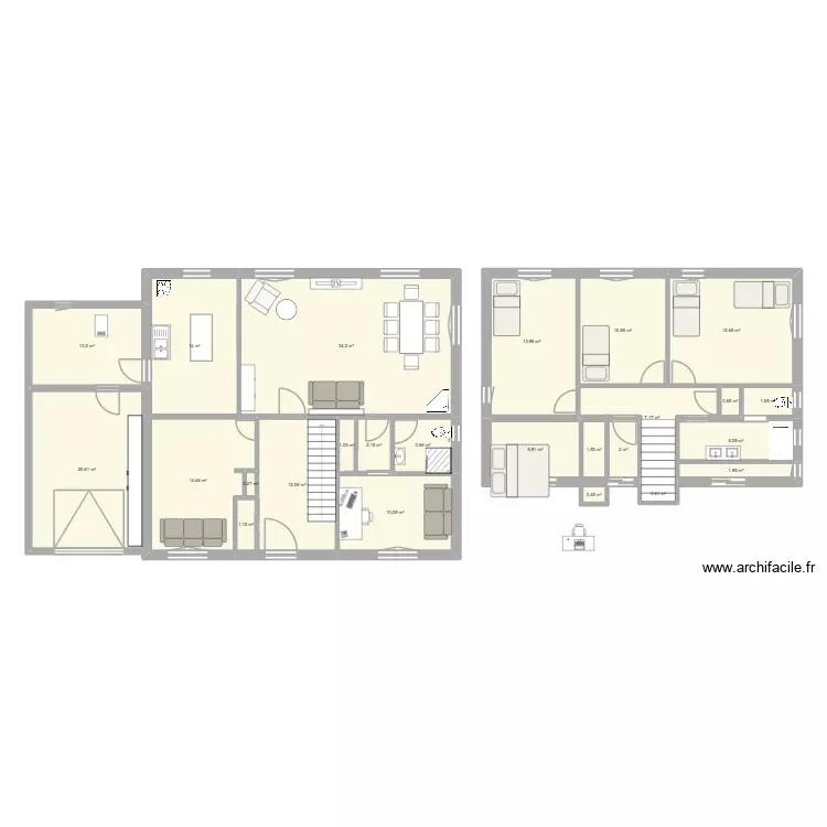 bill. Plan de 25 Pièces et 192 m² bill. Plan de 25 Pièces et 192 m²