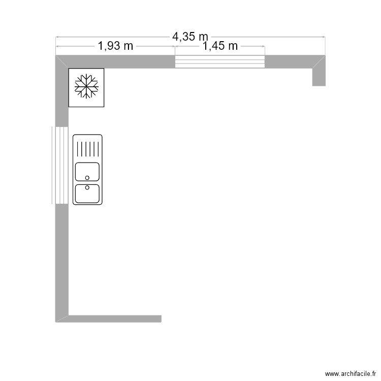 cuisine a. Plan de 0 pièce et 0 m2
