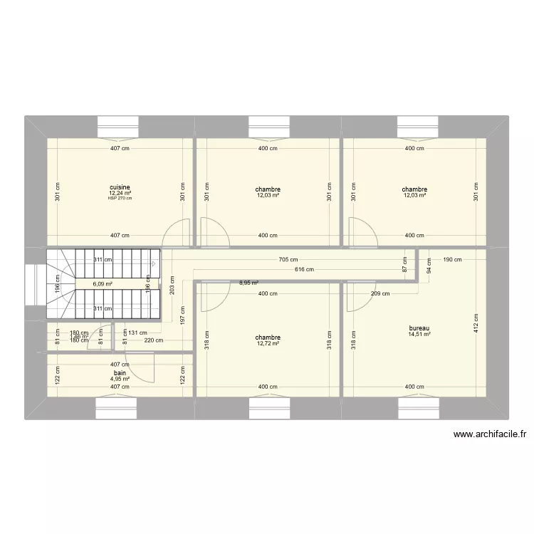 BARTHABURU R+1. Plan de BARTHABURU R+1. Plan de