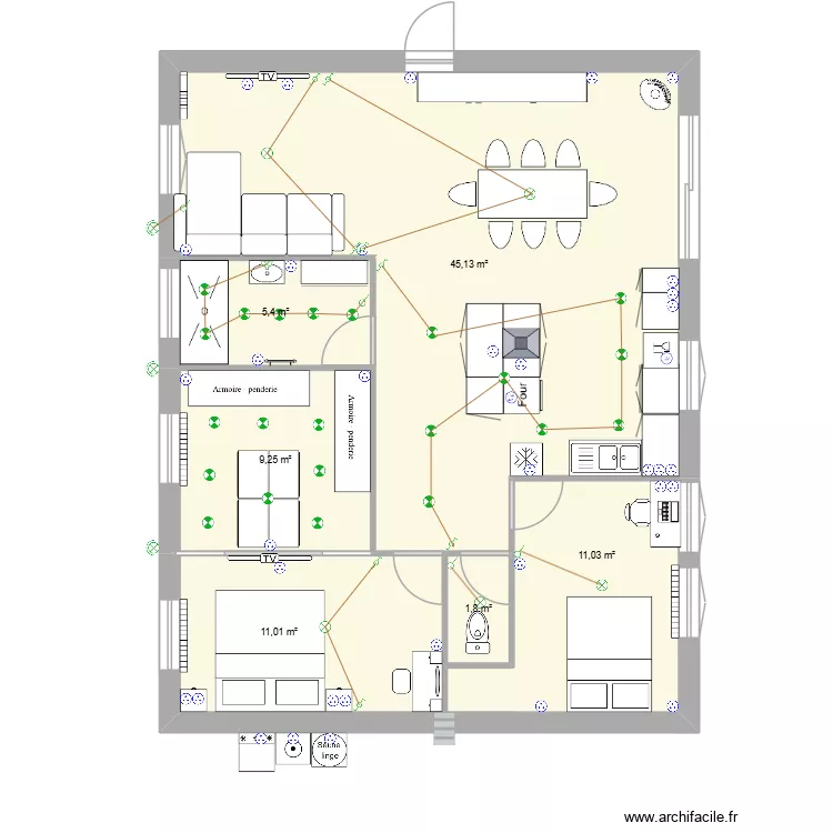 Fontenay tresigny. Plan de 6 et 84 m² Fontenay tresigny. Plan de 6 et 84 m²
