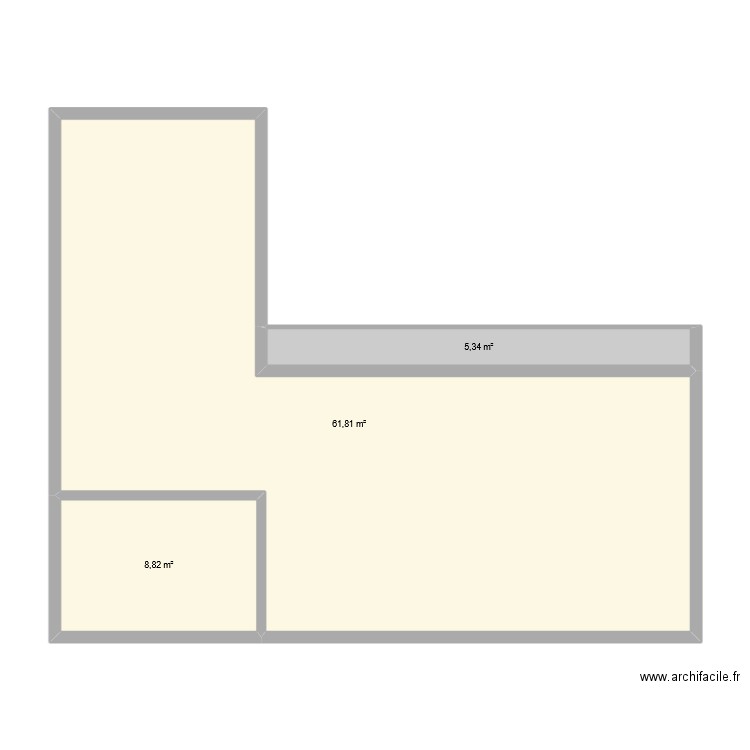 Dream2. Plan de 3 pièces et 76 m2