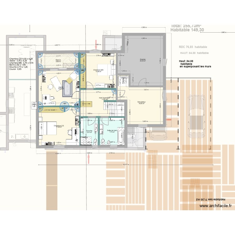 Crazy Dream  avec salle simulateur 17/01/26. Plan de 0 pièce et 0 m2
