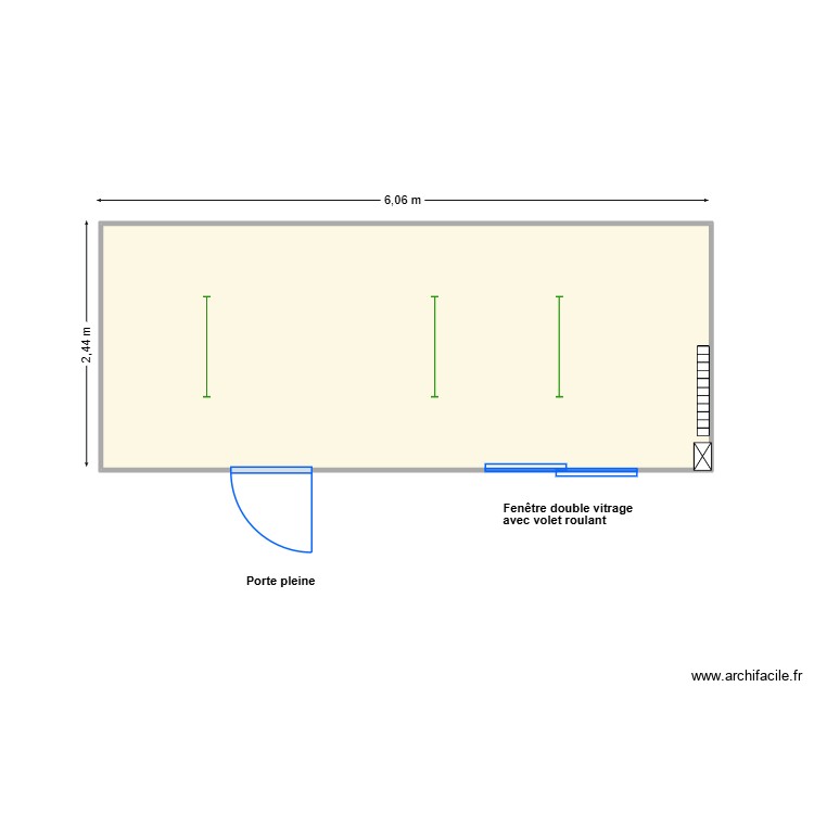 V495 reco calage. Plan de 0 pièce et 0 m2