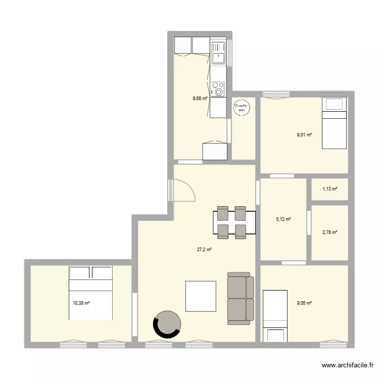 APPART. Plan de 8 et 73 m² APPART. Plan de 8 et 73 m²