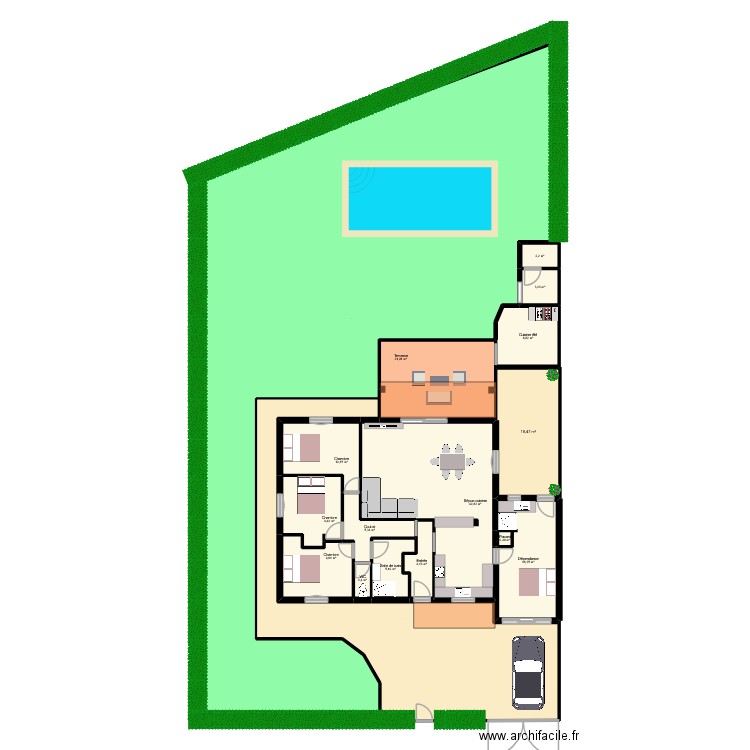 MARIN cj TADORNES. Plan de 17 pièces et 519 m2