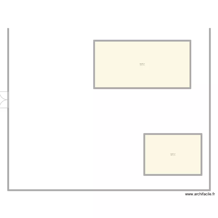 PLAN PISCINE EBOUEKOUN. Plan de 2  et 100 m²