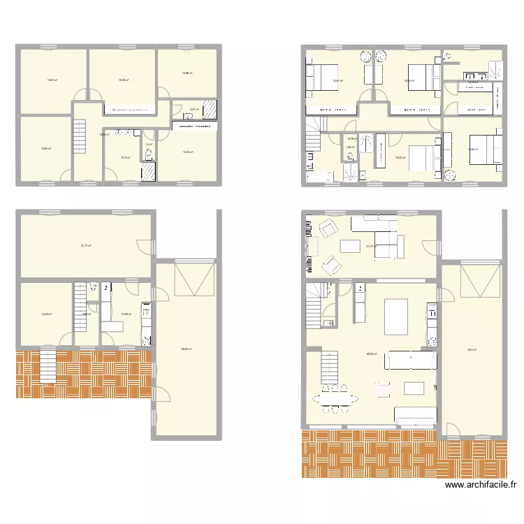 MAISON AVANT - APRES. Plan de MAISON AVANT - APRES. Plan de