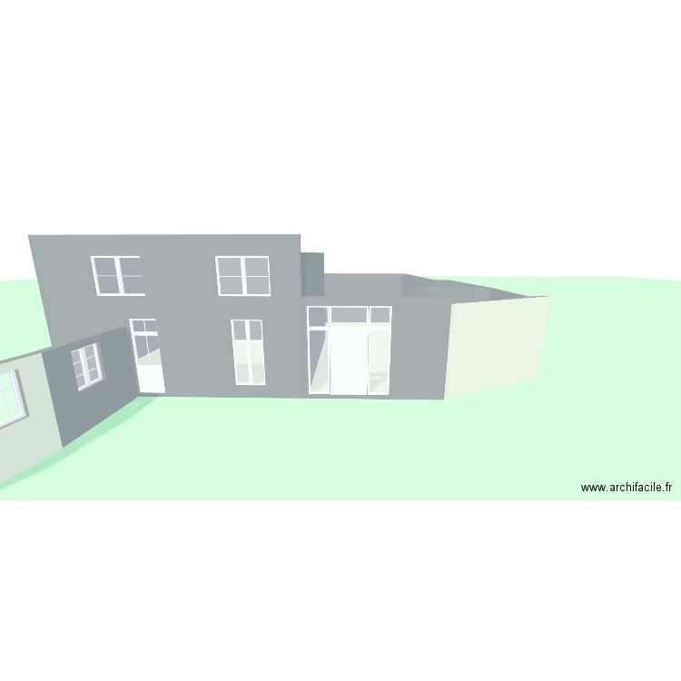 187 v2. Plan de 4 pièces et 148 m2