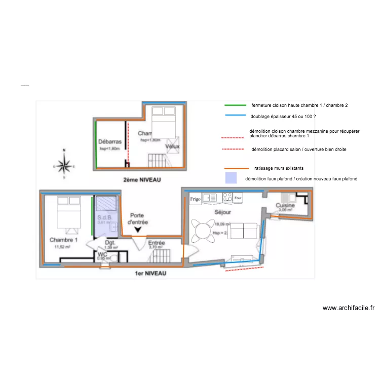 Plan Pasteur - platerie. Plan de 
