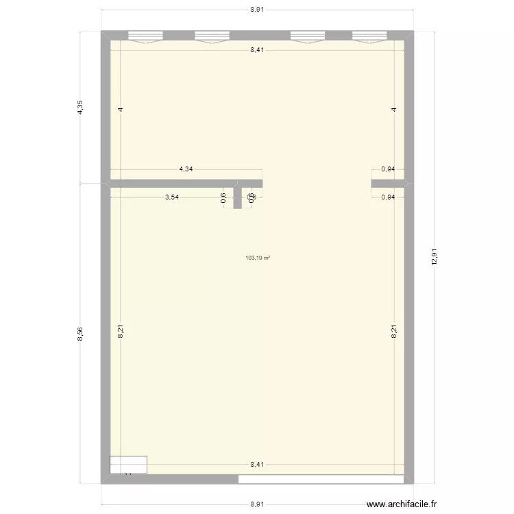 Zone Chariot. Plan de 