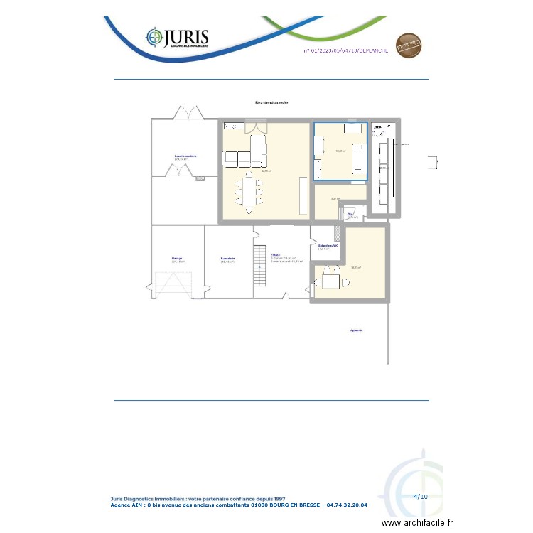 Ferme rdc à l'échelle. Plan de 0 pièce et 0 m2