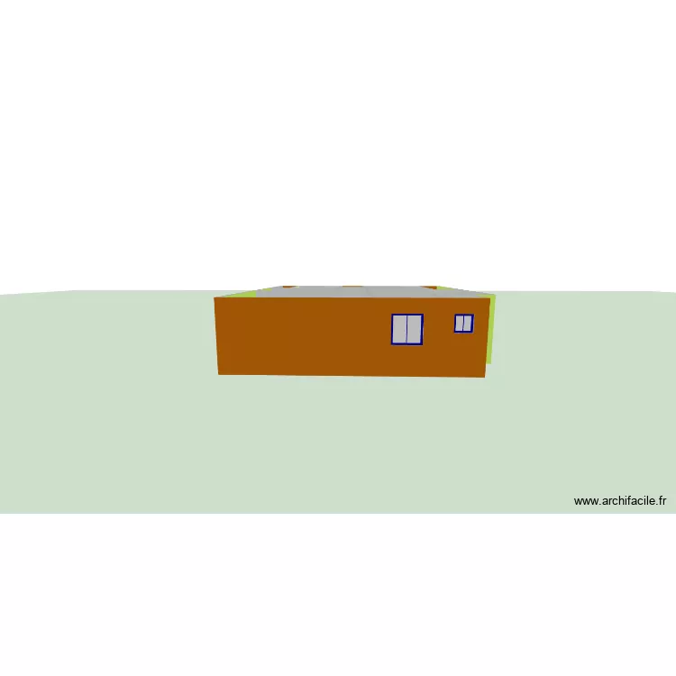 PLAN MAISON LONTSI. Plan de 11  et 90 m²