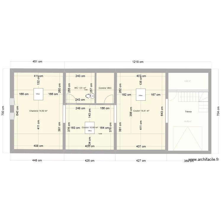 Maison Mirepeix. Plan de Maison Mirepeix. Plan de
