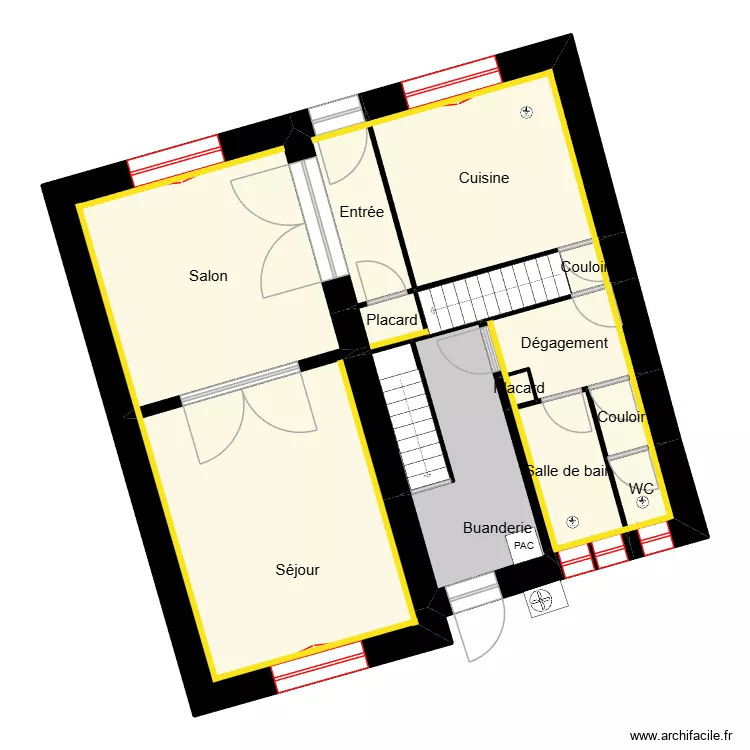 RAMUS V2. Plan de 30  et 235 m²