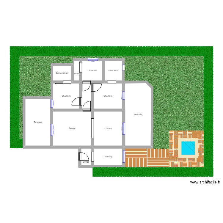 etrembiere 2. Plan de 13 pièces et 92 m2