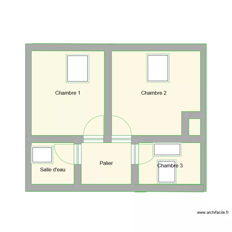 Croquis 1 - Etage. Plan de 