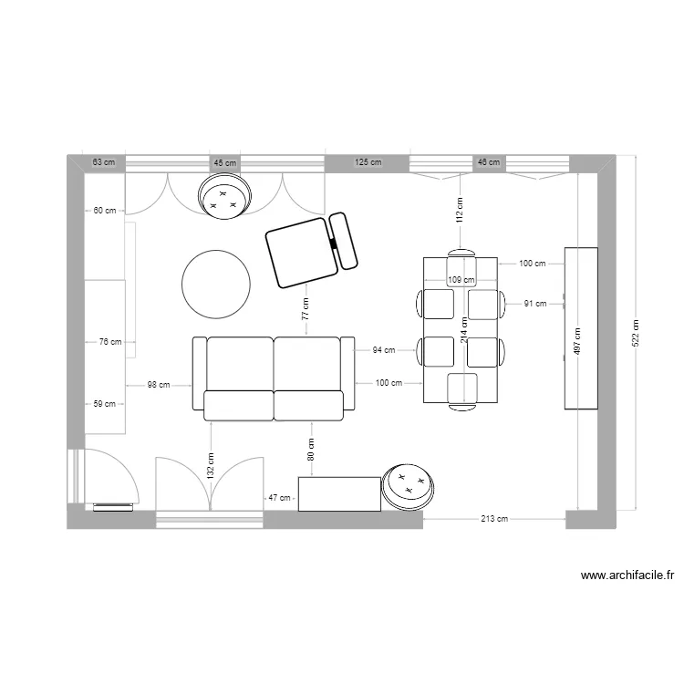 Séjour Lillois. Plan de Séjour Lillois. Plan de