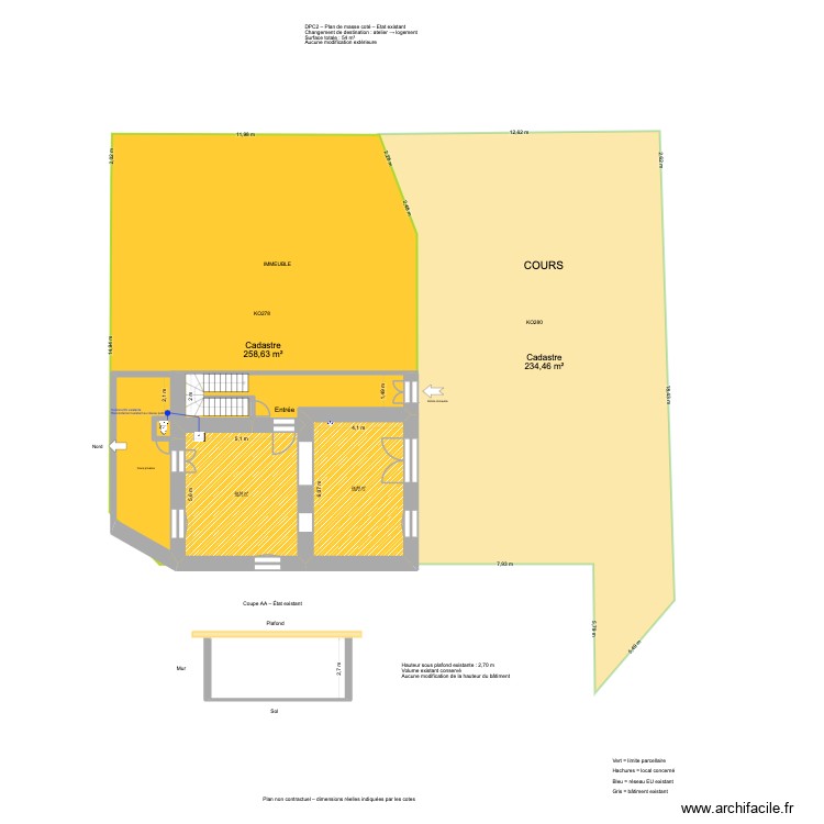 DPC2. Plan de 0 pièce et 0 m2