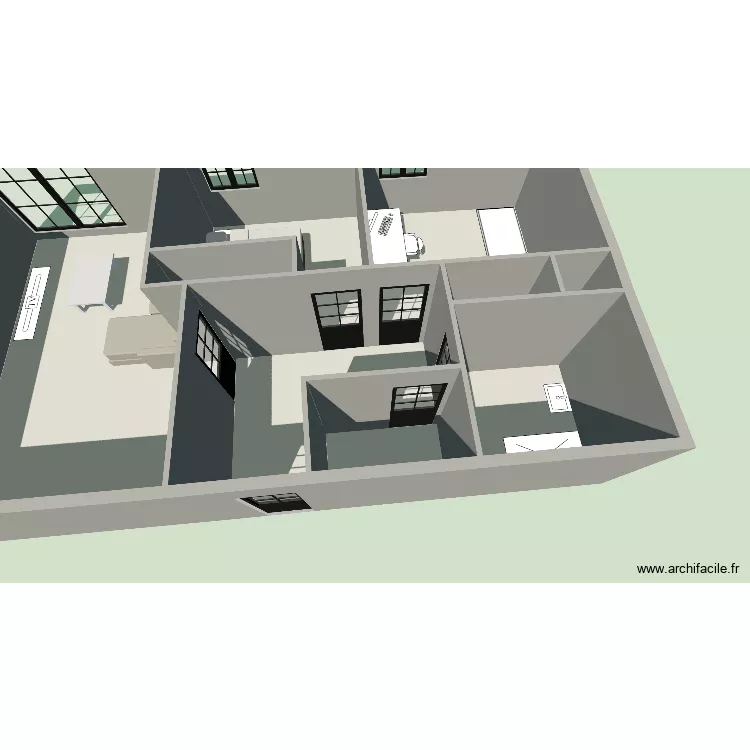 FOUR. Plan de 9 Pièces et 65 m² FOUR. Plan de 9 Pièces et 65 m²